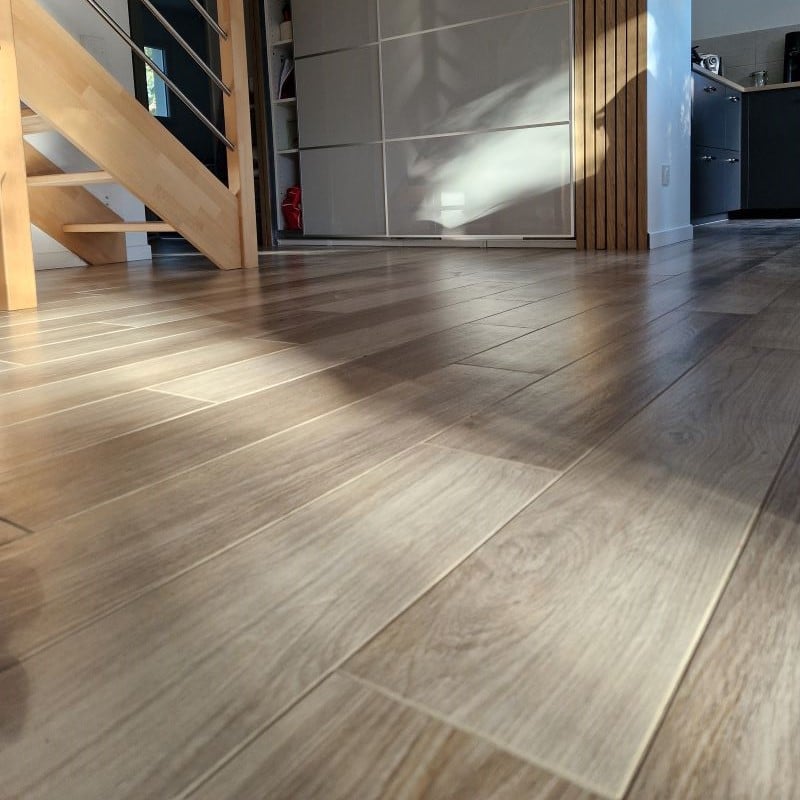 Carrelage imitation lame de parquet