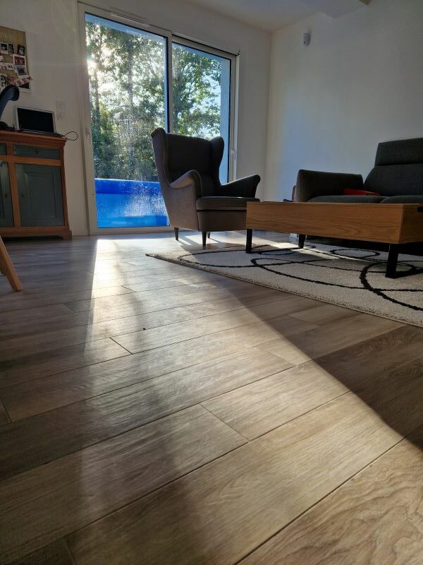 Carrelage de sol lame de parquet